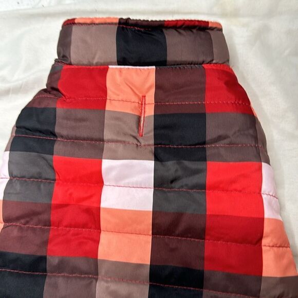 Luv Gear Plaid Fleece Dog Jacket. Size Small. - Picture 2 of 8